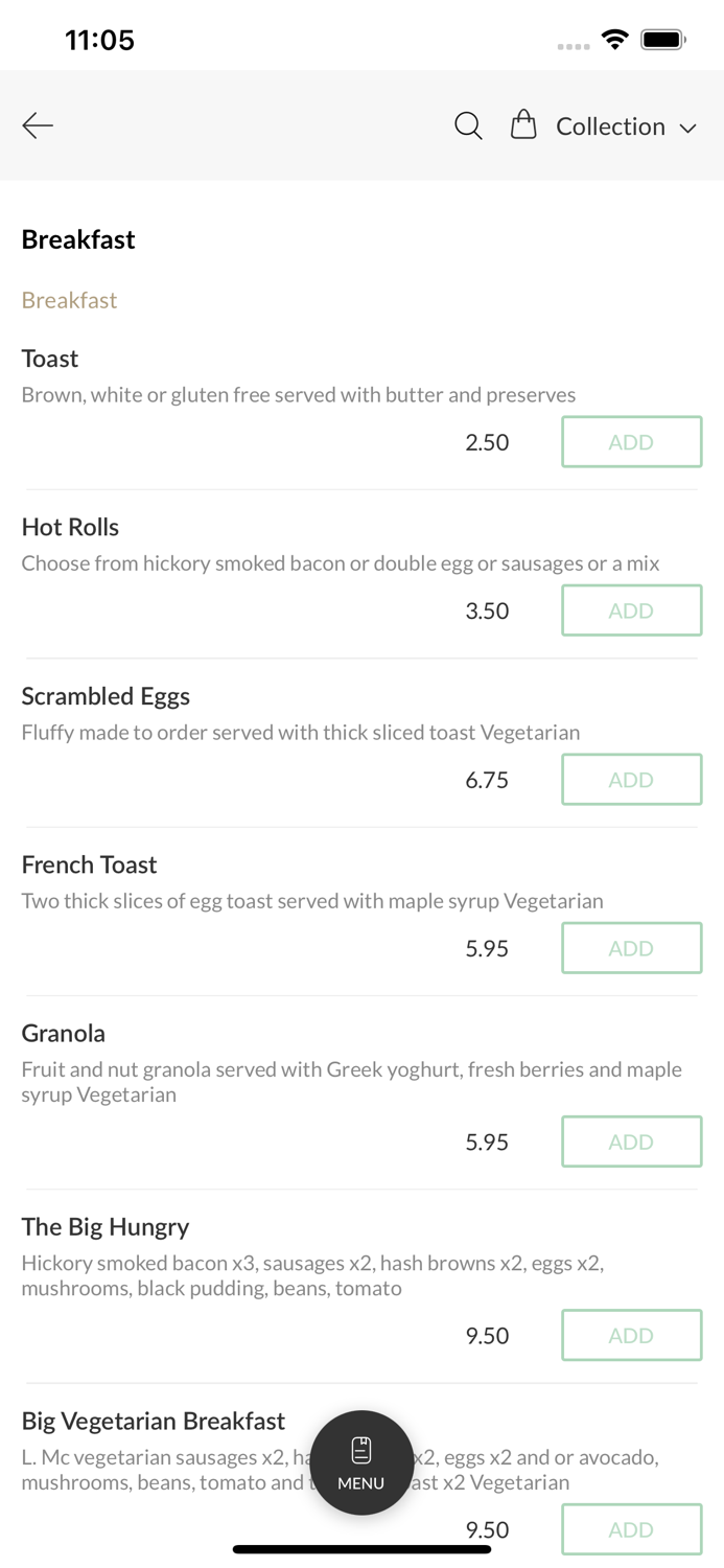 Breakfast at Cafe Society