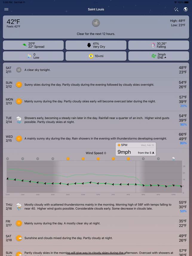 ‎Forecast Bar - Weather + Radar Screenshot