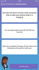 Anti Theft & Battery Alarm screenshot