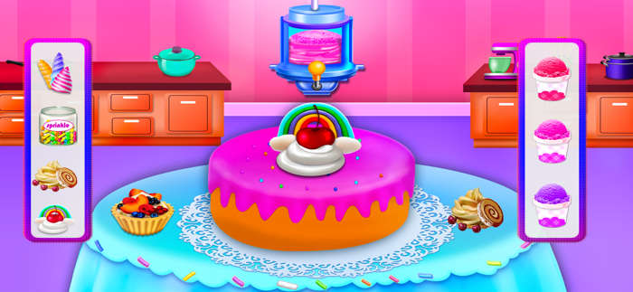 Cake Making Cooking Games