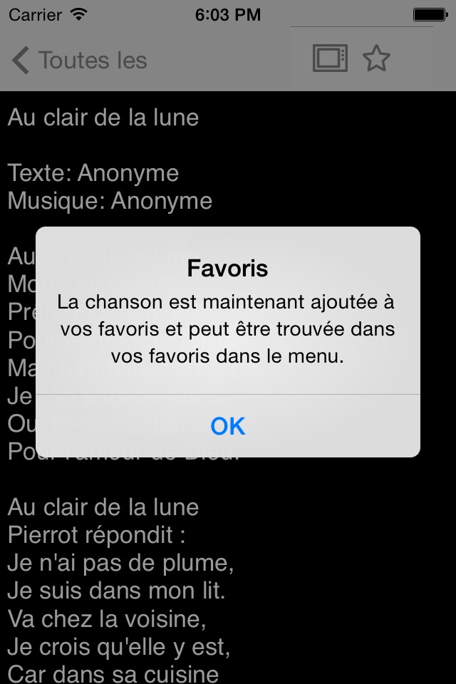 Chants et Chansons screenshot 4