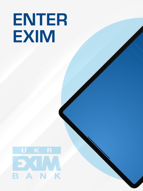 Enter EXIM iPad screenshot