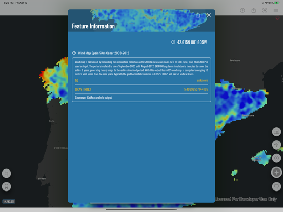 REMaps - GIS Renewable Energy iPad screenshot 4 - Navigation app