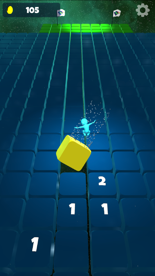 #1. GridSweeper 3D (iOS) 由: Gnarly Labs SRL