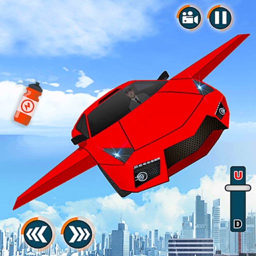 Flying Car: Shooting Car Game