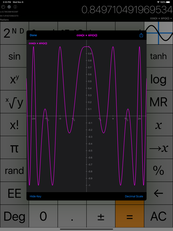 GraphCalcPro2Go iPad screenshot 4 - Utilities app