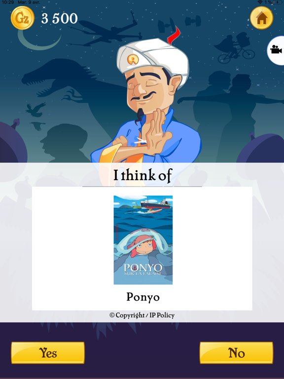 Akinator VIP iPad screenshot 7 - Entertainment app