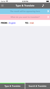 English to Irish Translator screenshot