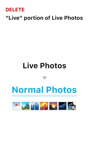 Screenshot von Lean - Clean Up Live Photos auf dem iPhone 1