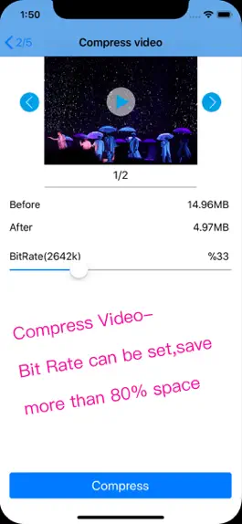 Game screenshot Compress video -compress image hack