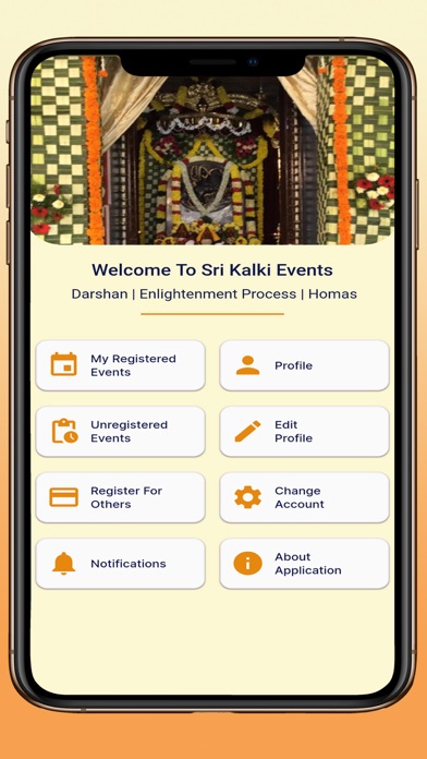 Sri Kalki Events Screenshot