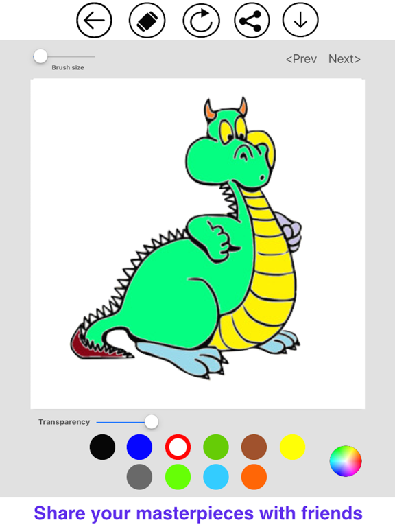 Recolor - Coloring Book Games iPad screenshot 5 - Education app
