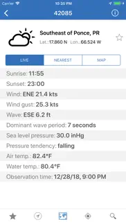 noaa buoys marine weather pro iphone screenshot 4