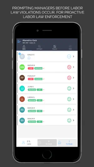 Altametrics Clock screenshot 1