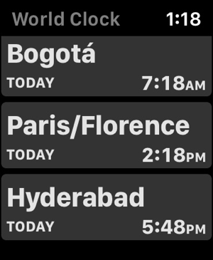 ‎World Clock Time Widget Screenshot