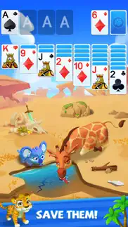 solitaire - wild park iphone screenshot 1