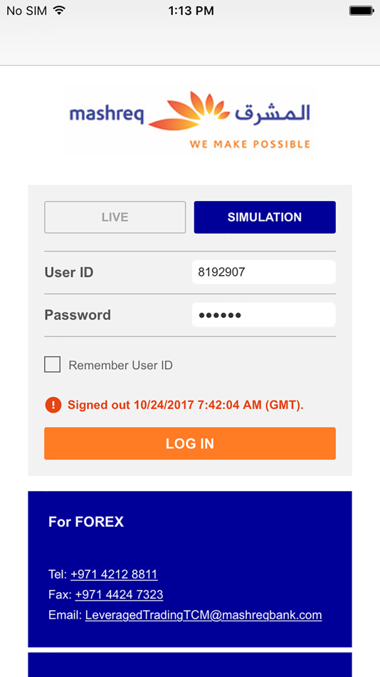 #1. Mashreq Trader Pro (iOS) Podle: Mashreq Bank PSC