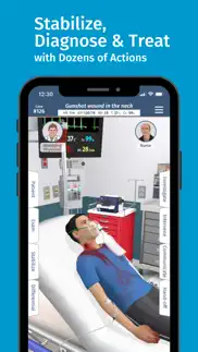 full code medical simulation iphone screenshot 3