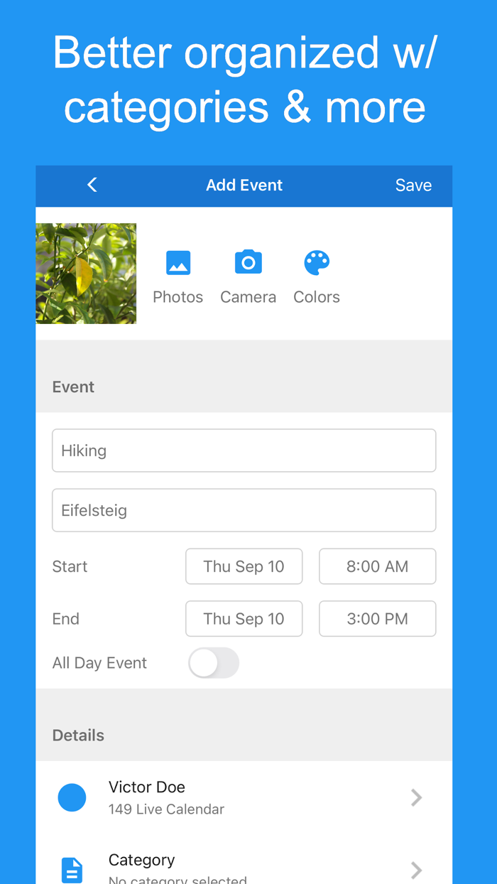 149 Live Calendar and ToDo list