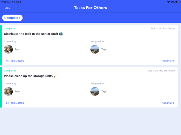 Ticking Tasks Made Easy