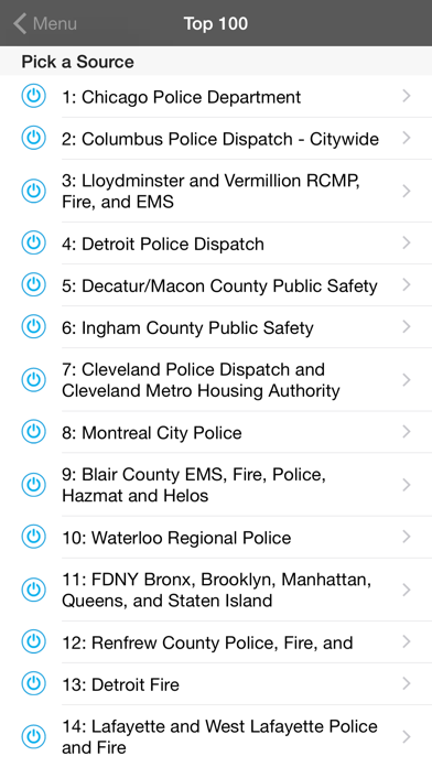 5-0 Radio Pro Police Scanner Screenshot