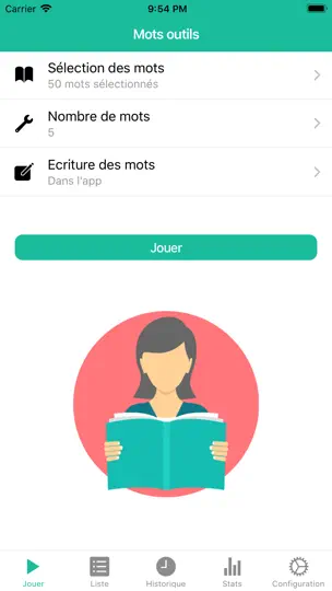 Capture d'écran de Mots Outils Pour CP Et CE1 sur iPhone 1