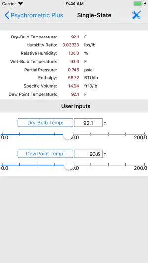 HVAC Psychrometric Plus screenshot 4