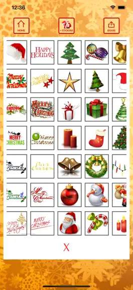Game screenshot Christmas stickers and cards hack