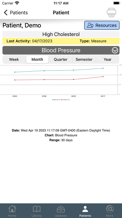 Hypercholesterolemia Screenshot