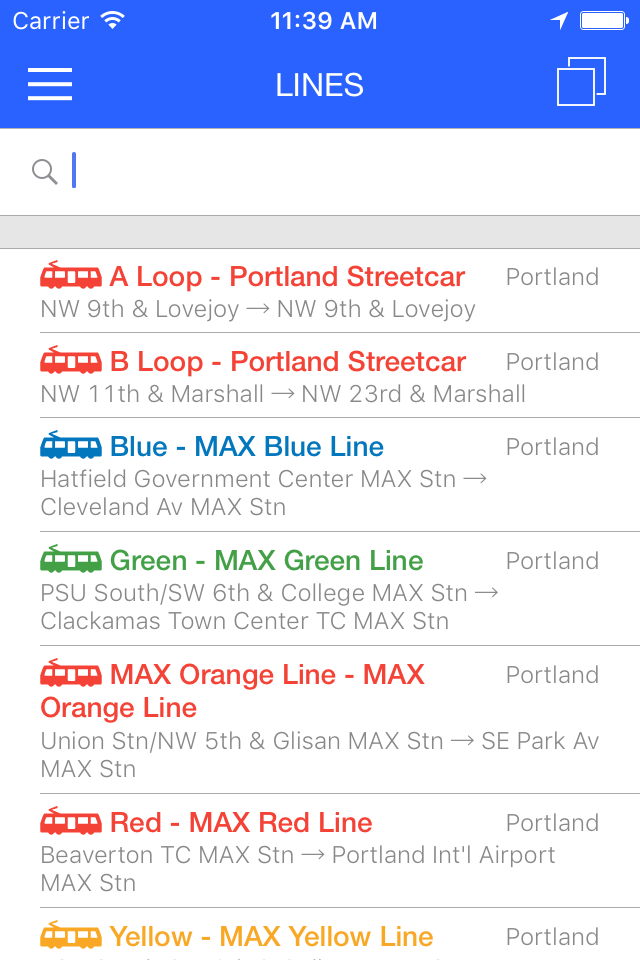 ezRide Portland TriMet Transit