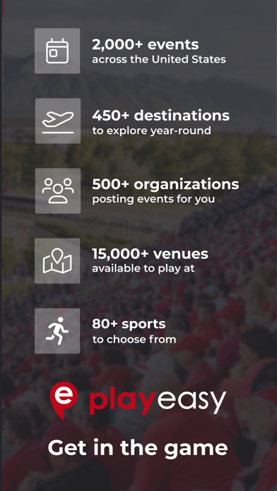 Playeasy: Sporting Events Screenshot