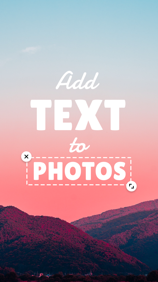 Add Text: Write On Photos - 2.9.17 - (iOS)