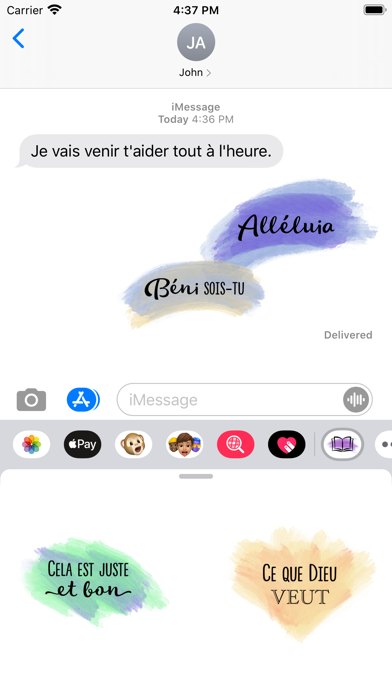 Screenshot #2 pour Prières Chrétiennes