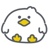 soft duck sticker icon