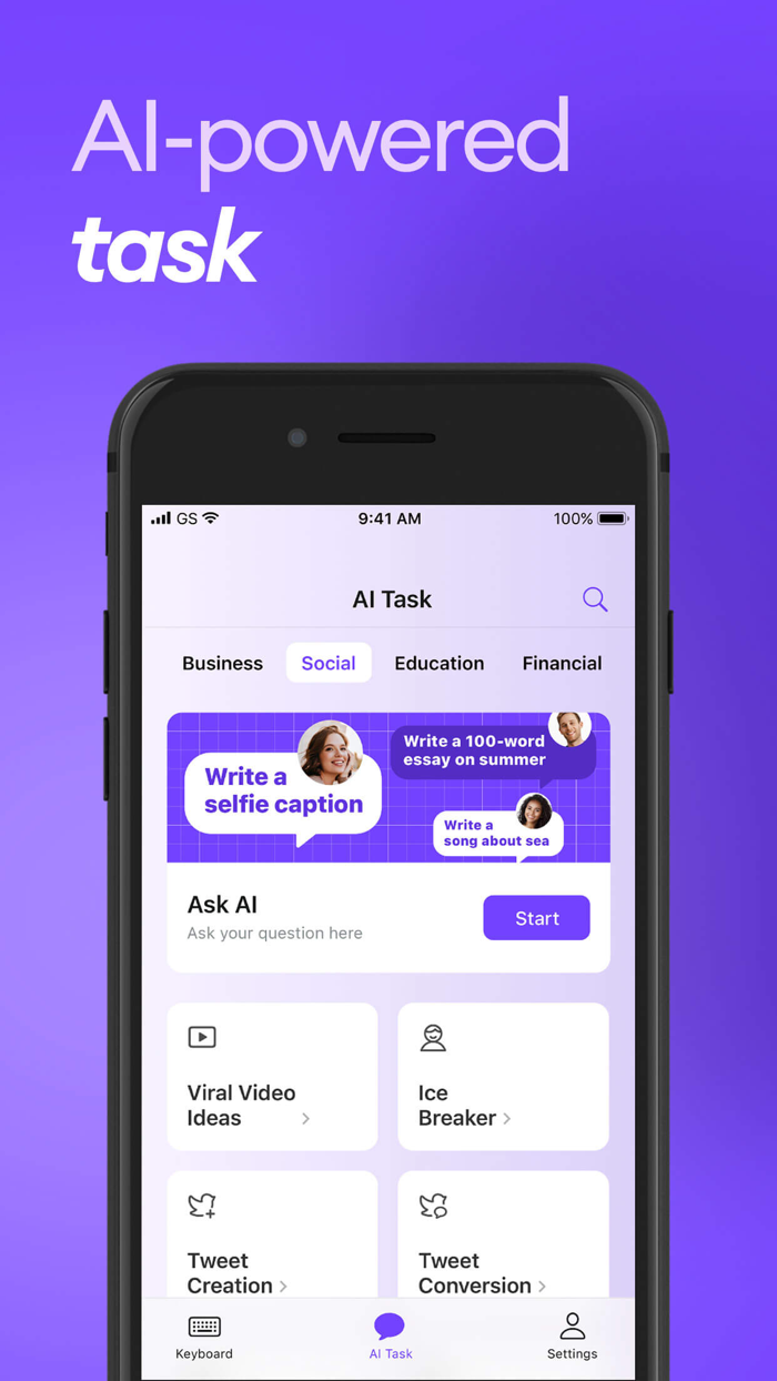 iKey - AI Keyboard Extension