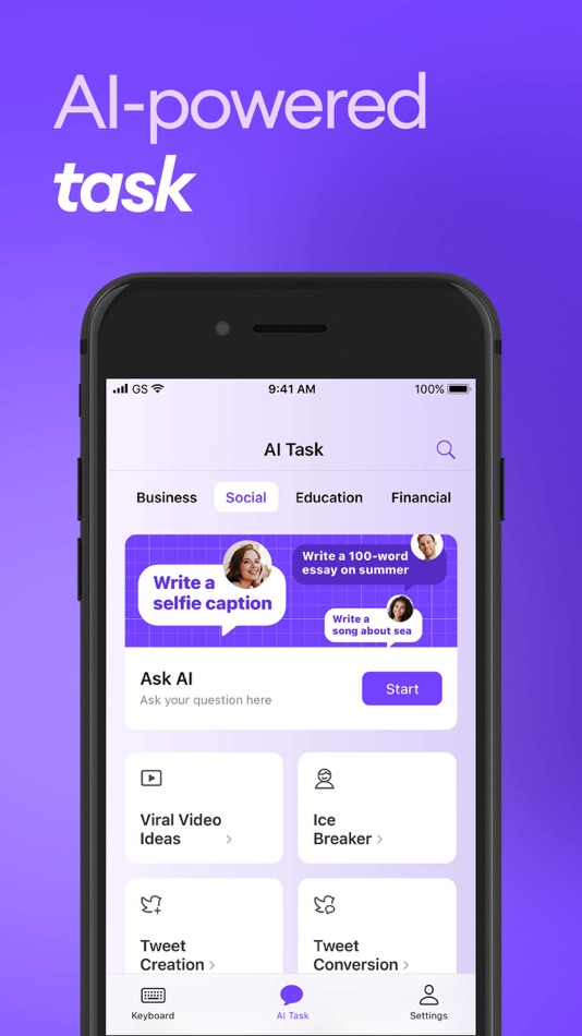 #7. iKey - AI Keyboard Extension (iOS) Podle: Auto Keyboard Studio