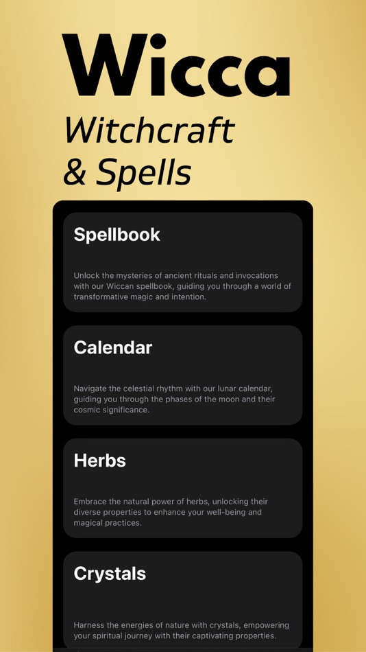 Wicca: Witchcraft & Spells - 1.0.4 - (iOS)