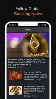 investing.com cryptocurrency iphone screenshot 3