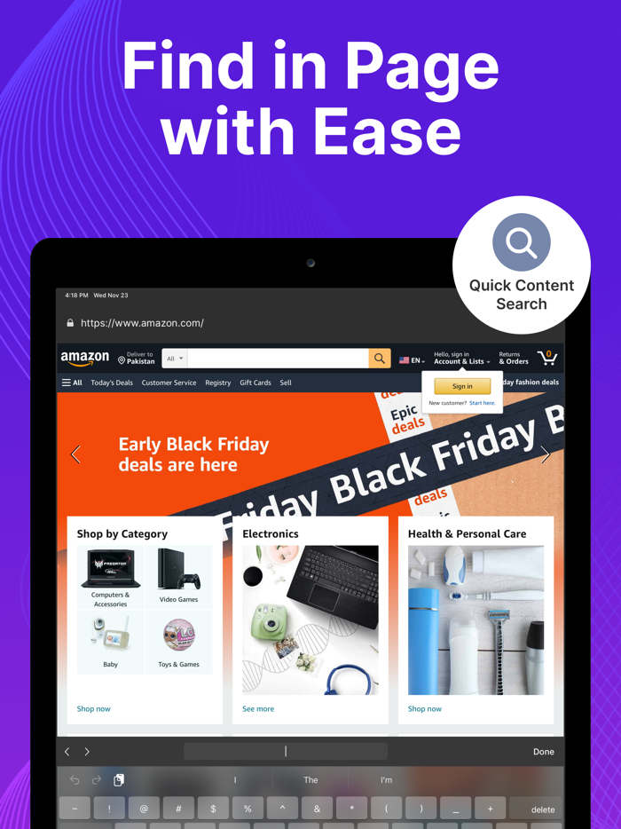 Private Browser-Incognito Mode