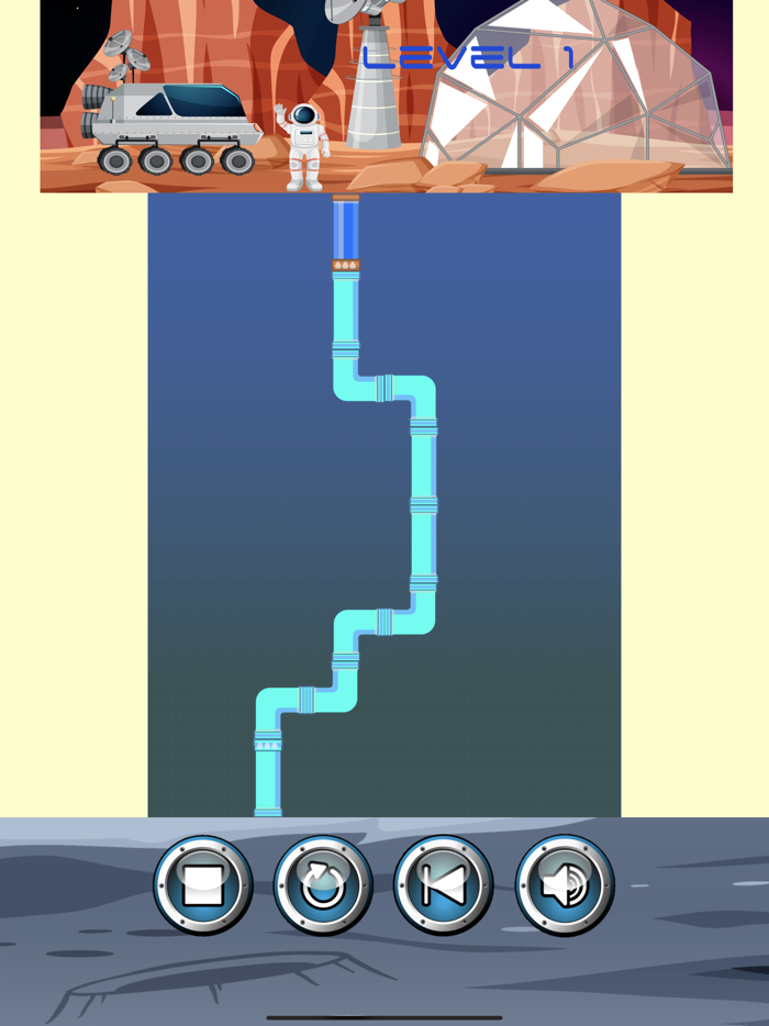Space Pipes Connect Puzzle