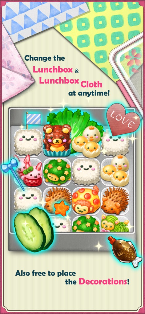 Fluffy and Soft! Cute Lunchbox - Discover the extensive customization options, allowing users to select diverse lunchbox designs and adorn their creations with charming decorative embellishments.