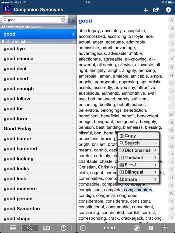 Screenshot #5 pour Companion Synonyms