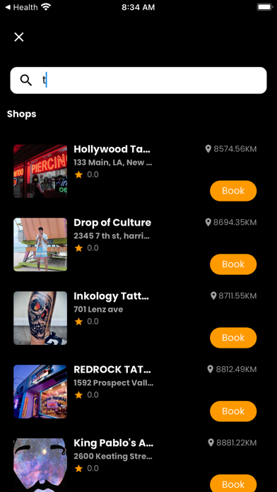 TattBook: Tattoo Booking Screenshot