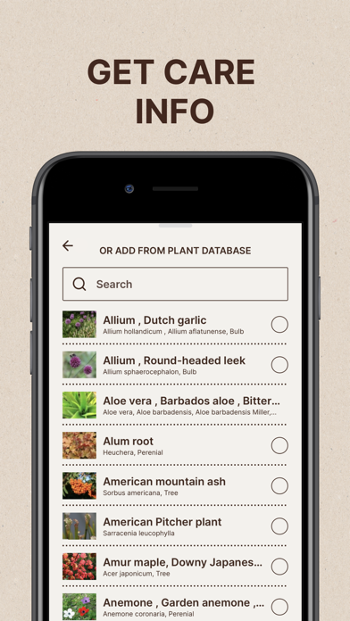 GARDENIZE Plant Care Gardening Screenshot