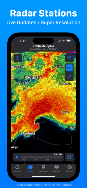 ‎CARROT Weather: Alerts & Radar Screenshot
