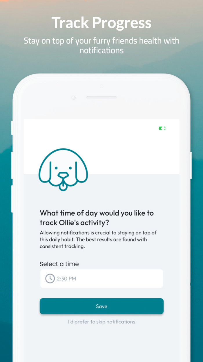 Ollie Pet Health Tracker