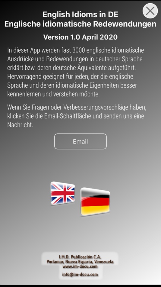 English Idioms in DE - 1.1 - (iOS)