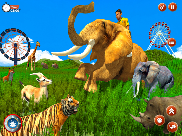 Elephant Rider Simulator Game