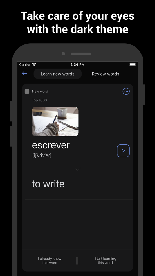 #5. Learn Portuguese with ReWord (iOS) 由: Nikita Olifer