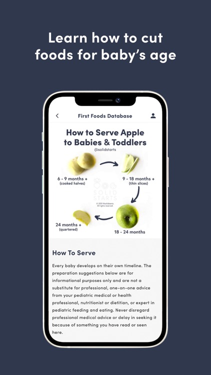 The Solid Starts App - Solid Starts & First Foods Database